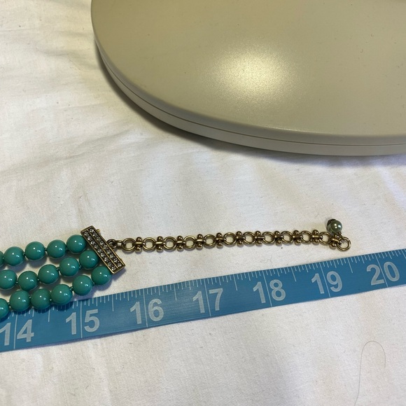 Heidi Daus Green and Gold Beaded Necklace - Picture 11 of 16